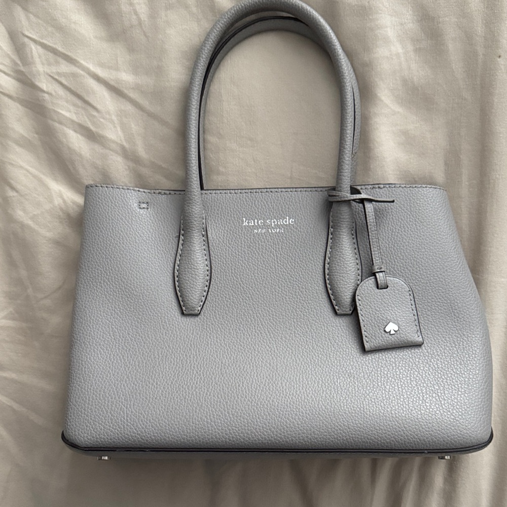 Kate Spade Light Gray Satchel